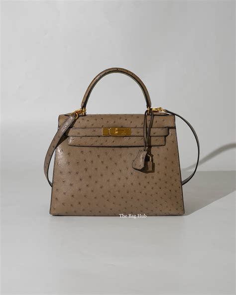 hermes gris tourterelle ostrich